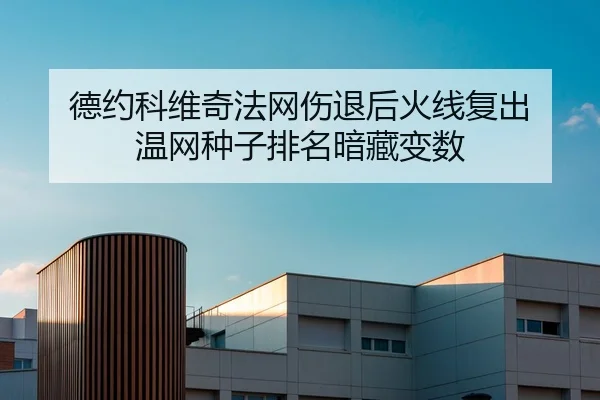 德约科维奇法网伤退后火线复出 温网种子排名暗藏变数